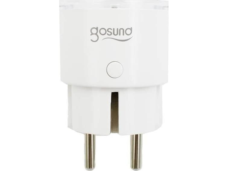 Gosund Ep2 Smart Socket Single, Extremely Compact, With Switch, Tuya Platform, Alexa And Google Home Compatible