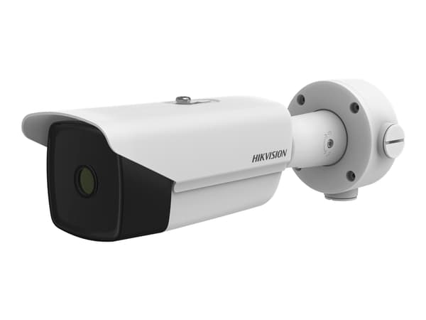Hikvision DS-2TD2138-10/QY - Termisk / nettverksovervåkingskamera - kule - farge - 1280 x 720 (optical) / 384 x 288 (thermal) - fastfokal - lyd - sam Hvit