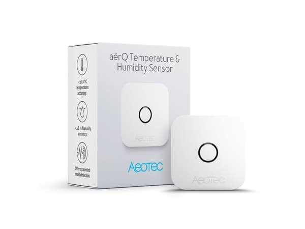 Aeotec aërQ lämpötila- ja kosteusanturi -ilmanlaatusensori -ilmanlaatusensori