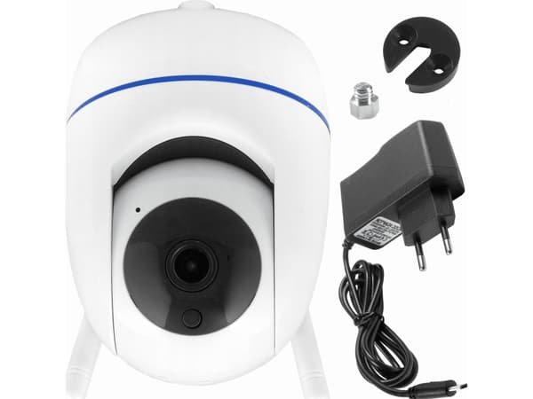 LTC IP-kamera LTC PTZ-kamera sisätiloissa, WiFi, 2.0MP, MicroSD-128GB.