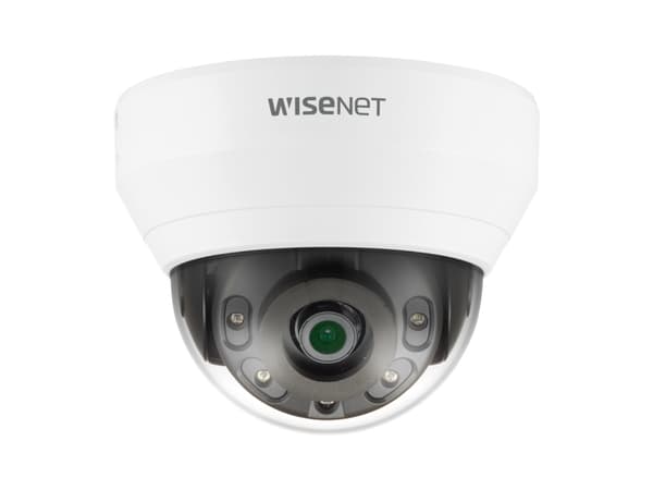 Hanwha QND-7012R, IP-turvakamera, Sisätila, Langallinen, Katto/seinä, Valkoinen, Kupoli
