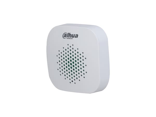 Dahua Technology ARA12-W2(868), Trådløs sirene, Innendørs, Akrylonitril-butadien-styren (ABS), Polykarbonat (PC), 1 m, 868 - 868.6 MHz, 105 dB