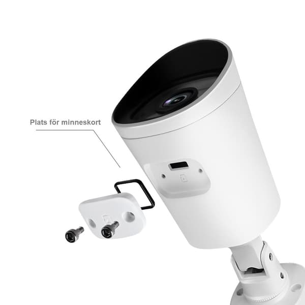 Ulkoinen IP-valvontakamera, POE, Full HD, ihmishälytys, liikehälytys, 105, microSD, Asgari 1080POE