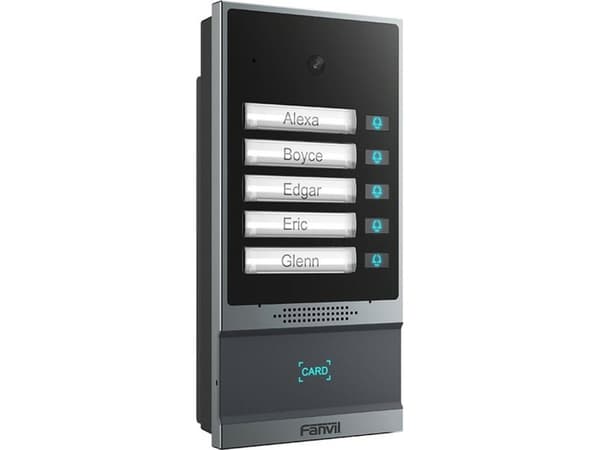 Fanvil i63, Aluminium, IP67, IK07, Aluminium, Knapper, Utendørs
