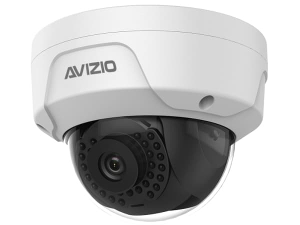 AVIZIO AV-IPMK20S, IP-sikkerhetskamera, Inne & Ute, Koblet med ledninger (ikke trådløs), Tak/Vegg, Hvit, Kuppel