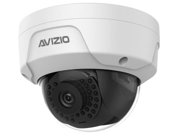 AVIZIO AV-IPMK20S, IP-sikkerhetskamera, Inne & Ute, Koblet med ledninger (ikke trådløs), Tak/Vegg, Hvit, Kuppel