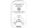 Carbon monoxide detector with a built-in battery CTW-04 GAR10000058