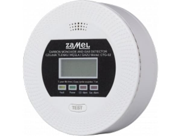 Zamel karbonmonoksid og gasssensor (2in1) CTG-02 GAR10000071