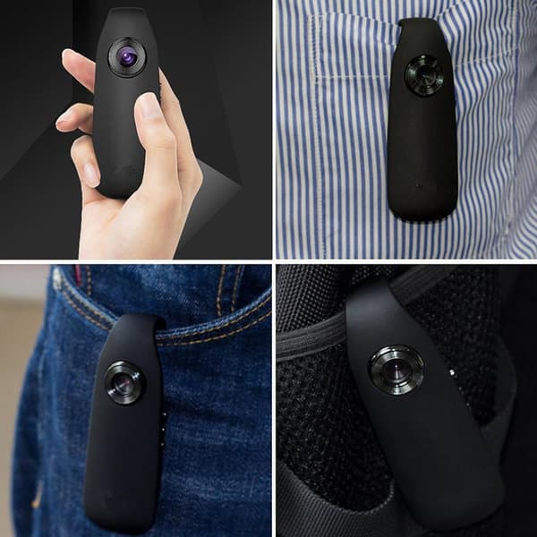 Bodycam / Spionkamera / Bröstfickskamera med Magnet 1080P