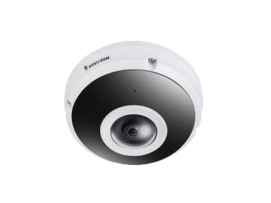 VIVOTEK FE9391-EHV-v2, IP-sikkerhetskamera, Inne & Ute, Koblet med ledninger (ikke trådløs), 120 dB, Tak, Sort, Hvit