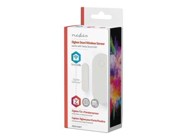 Nedis Smart Door or Window Sensor - Dør- og vindusensor - trådløs - ZigBee - 2400 - 2483 Mhz - hvit
