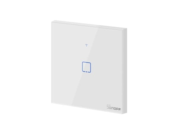 Touch light switch WiFi + RF 433 Sonoff T1 EU TX (1-channel)