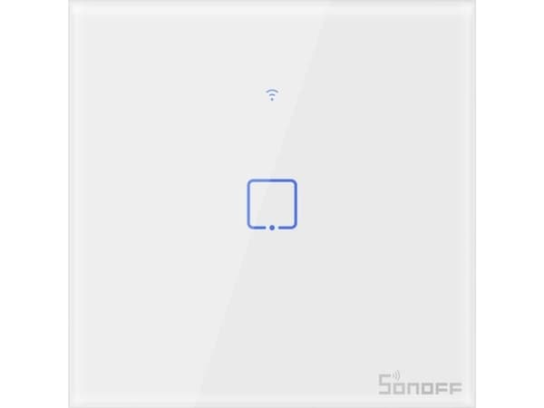 Touch light switch WiFi + RF 433 Sonoff T1 EU TX (1-channel)