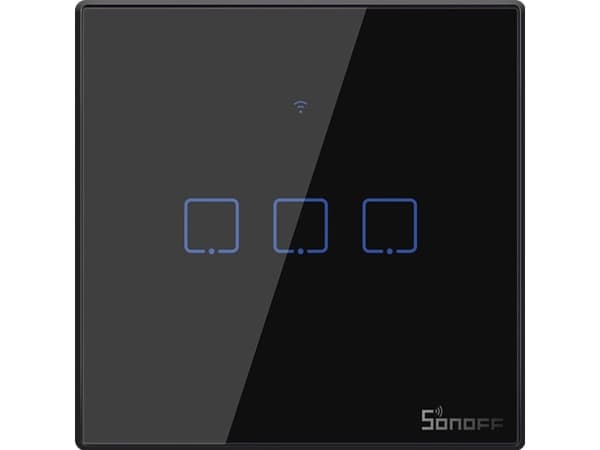 Touch light switch WiFi + RF 433 Sonoff T3 EU TX (3 channel)