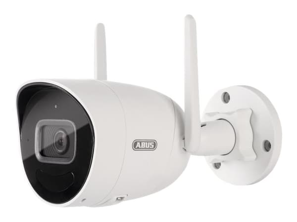 ABUS TVIP62562 - Nätverksövervakningskamera - tube - utomhusbruk, inomhusbruk - väderbeständig - färg (Dag&Natt) - 2 MP - 1920 x 1080 - ljud - trådlö Svart, Vit