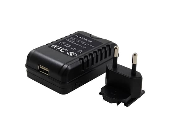 Övervakningskamera, Spycam PRO Power, FullHD spion-väggadapter med Wifi, H.264, Rörelsedetektion, Push-larm