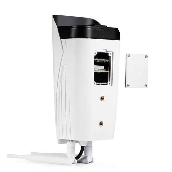 Utomhus Övervakningskamera, FullHD, 4G, högtalarlarm, 2-vägskommunikation, 20m IR mörkersyn, LED-strålkastare