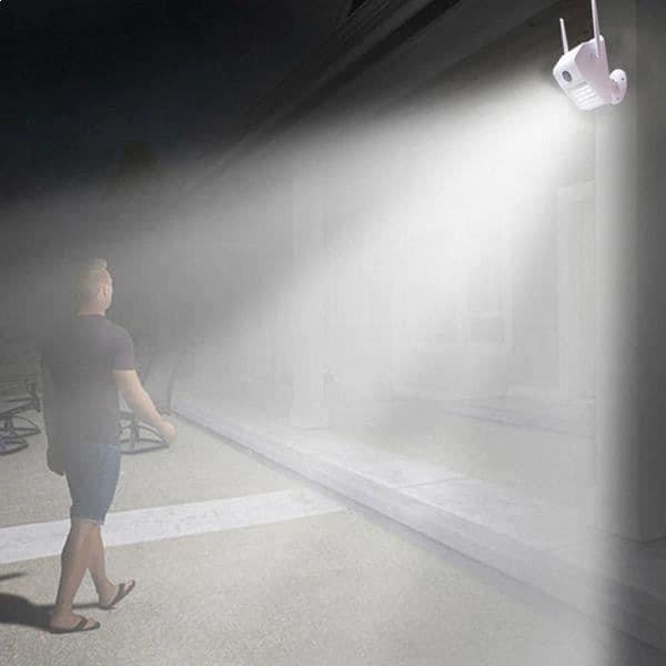Utomhuslampa - Ej specificerat - Full HD 1080P - Säkerhetskamera - Nattseende - Vattentät Wifi