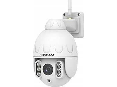 Foscam SD4 sikkerhetskamera [Utendørs, Super HD, Dual-Band WiFi, 4x optisk zoom med autofokus]