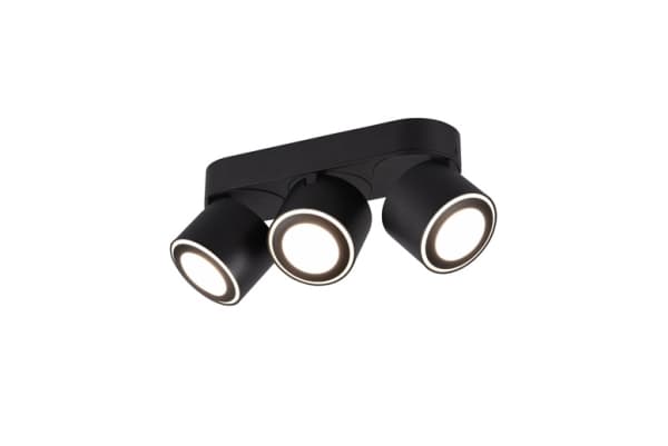Trio kattovalaisin Moderni plafond musta Trio Taurus LED 652910332