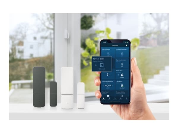 Bosch Door/Window Contact II Plus, Langaton, ZigBee, Antrasiitti, 2400 – 2483.5, 10 dBmW, Ovi/Ikkuna