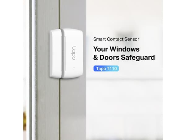 TP-Link Tapo T110, Trådlös, Vit, 922 MHz, Dörr/fönster, 0 - 40 ° C, CR2032