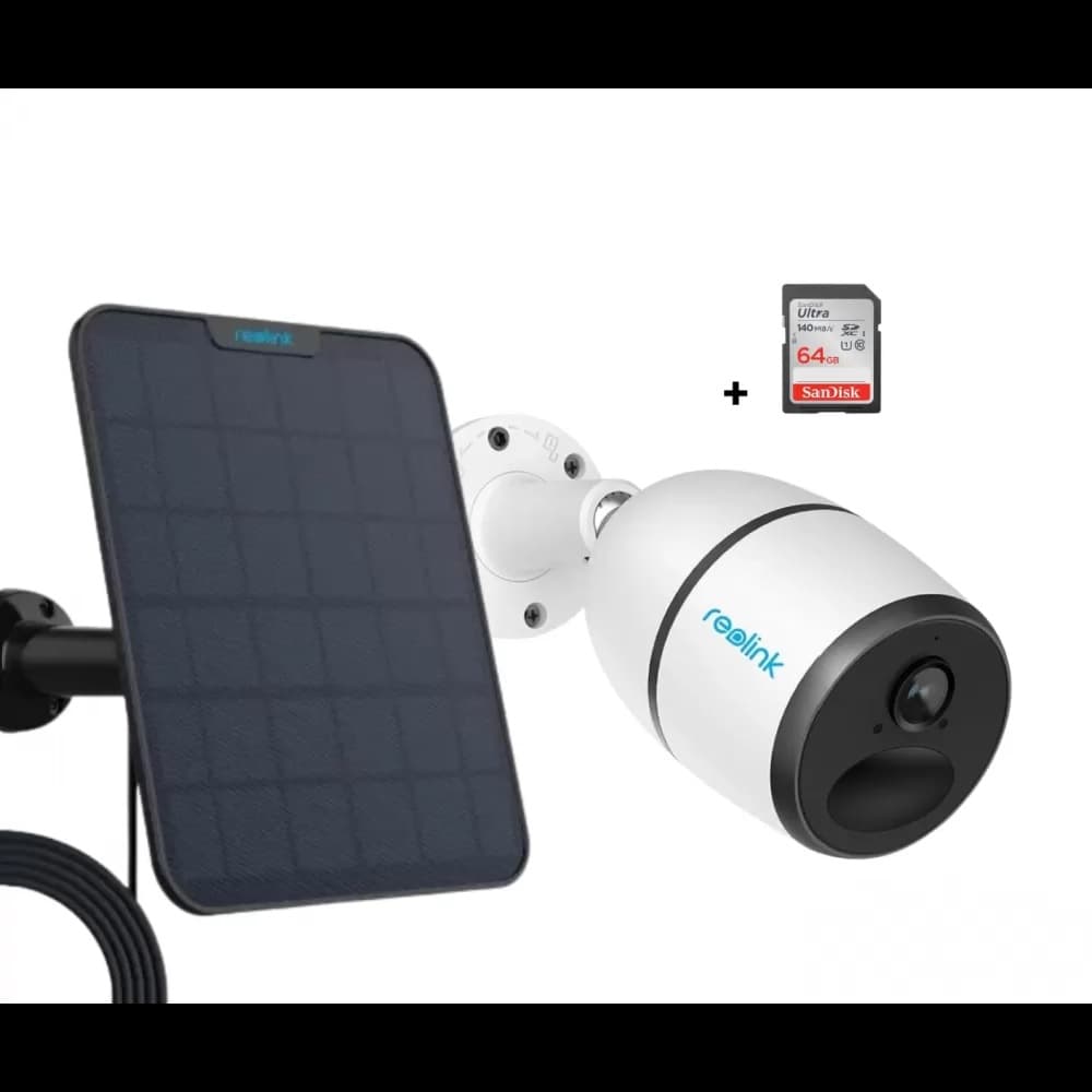 Reolink Go Plus kamera + solpanel + sd-kort