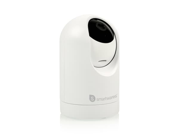 Smartwares CIP-37553, IP-sikkerhetskamera, Innendørs, Trådløs, Bord, Hvit, Kuppel