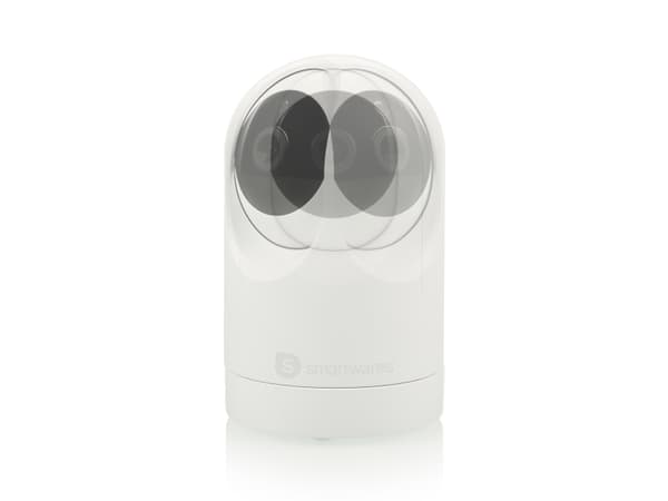 Smartwares CIP-37553, IP-sikkerhetskamera, Innendørs, Trådløs, Bord, Hvit, Kuppel