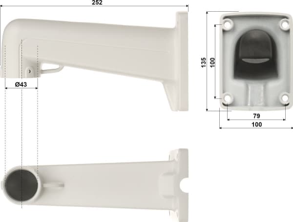 IP-kamera OMEGA-50P36-12-AI - 5 Mpx 4.6 ... 165 mm