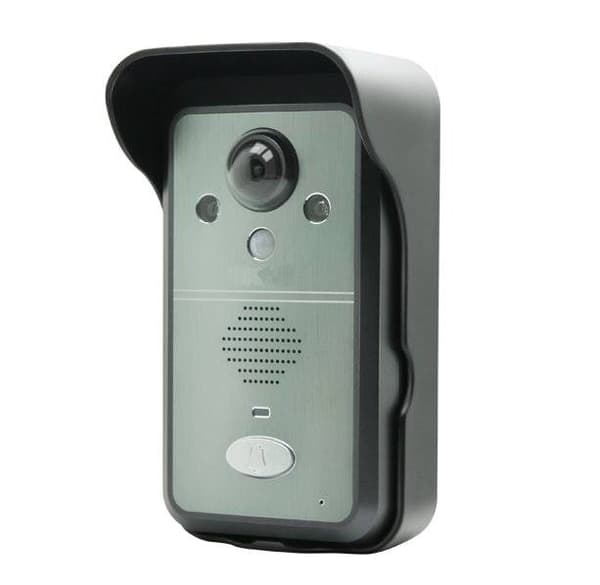 Trådlös videoporttelefon, Tvåvägskommunikation, Mörkerseende, Videoinspelning, 7" skärm