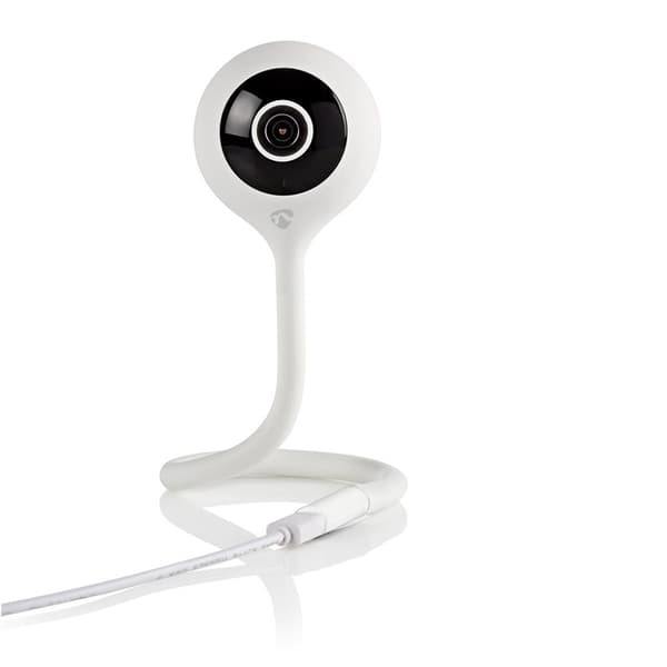 Nedis SmartLife Sisäkamera | Wi-Fi | Full HD 1080p | MicroSD (ei sisälly) / Pilvipalvelutallennus (valinnainen) | Liiketunnistimella | Yökuvaus | Valk