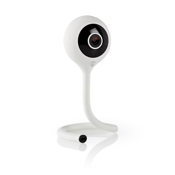 Nedis SmartLife Sisäkamera | Wi-Fi | Full HD 1080p | MicroSD (ei sisälly) / Pilvipalvelutallennus (valinnainen) | Liiketunnistimella | Yökuvaus | Valk
