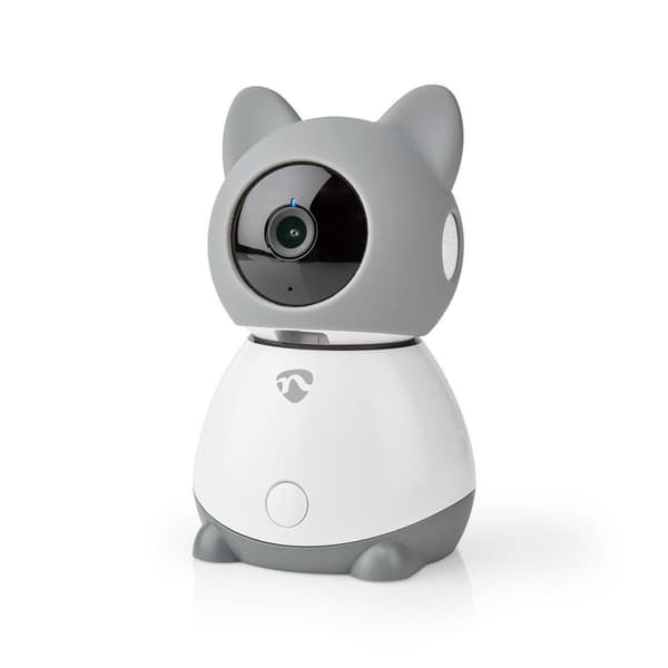 Nedis SmartLife Innendørs kamera | Wi-Fi | Full HD 1080p | Panorering og vipping | Cloud Storage (valgfritt) / microSD (ikke inkludert) | Med bevegels