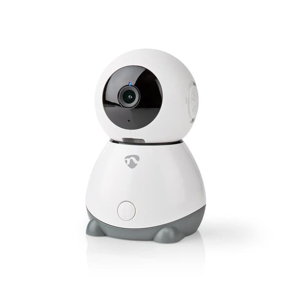 Nedis SmartLife Innendørs kamera | Wi-Fi | Full HD 1080p | Panorering og vipping | Cloud Storage (valgfritt) / microSD (ikke inkludert) | Med bevegels