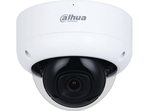 Dahua Technology WizSense IPC-HDBW3841E-AS-0280B-S2, IP-säkerhetskamera, Inomhus & utomhus, Kabel, Tak, Vit, Kupol-formad