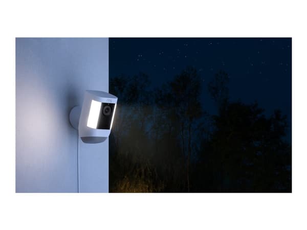 Ring Spotlight Cam Pro Plug, IP-turvakamera, Sisätila ja ulkotila, Langaton, 3000 K, Katto/seinä, Musta