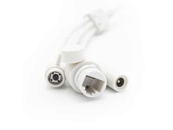 Technaxx 4991, IP-sikkerhetskamera, Inne & Ute, Trådløs, Utvendig, Vegg, Hvit