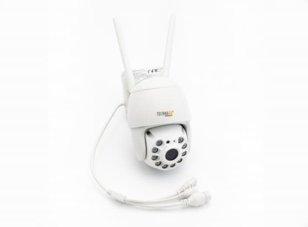 Technaxx 4991, IP-sikkerhetskamera, Inne & Ute, Trådløs, Utvendig, Vegg, Hvit Hvit
