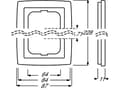 Miniatyrbild 2 av 3: Busch-Jaeger 1754-0-4111, Vit, Busch-Jaeger, 87 mm, 228 mm, 1,1 cm