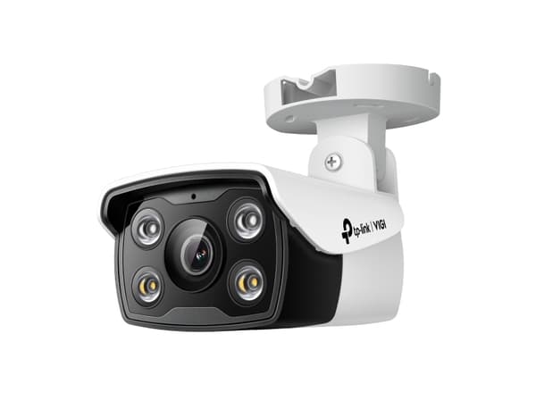 TP-Link VIGI C340, IP-sikkerhetskamera, Utendørs, Koblet med ledninger (ikke trådløs), Tak/vegg/stang, Sort, Hvit, Kule (form)
