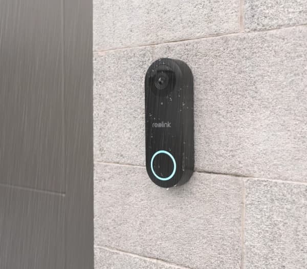 Reolink - Smart dörrklocka - med kamera - 2K+, wired, WiFi, video - trådlös, kabelansluten - 802.11a/b/g/n - 2.4 Ghz, 5 GHz - 10/100 Ethernet