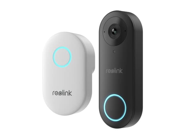 Reolink - Smart dörrklocka - med kamera - 2K+, wired, WiFi, video - trådlös, kabelansluten - 802.11a/b/g/n - 2.4 Ghz, 5 GHz - 10/100 Ethernet