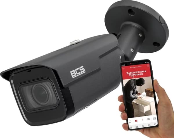 BCS Line IP-kamera IP-kamera BCS-L-TIP55VSR6-AI1-G - 5 Mpx 2,7 ... 13,5 mm - <strong>MOTOZOOM </strong>BCS Line