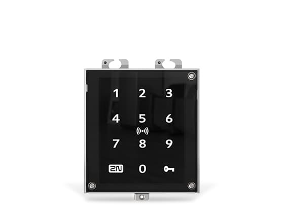 2N 9160347, Grunnleggende tilgangskontrollleser, Kodelesing, tilgang, Brikke/kortleser, tilgang, Bluetooth, IP54