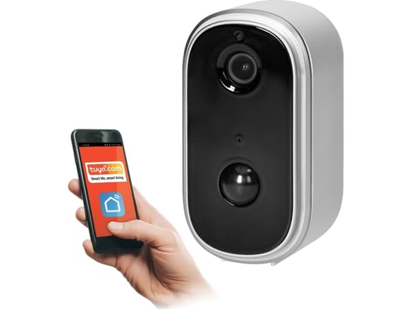 Orno IP camera Wireless outdoor IP camera with WiFi communication with a smartphone with the Tuya application, IP65, intercom, memory