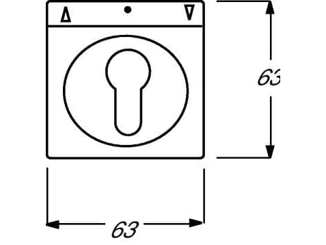 Busch-Jaeger 1755SL/PZ-84-101, Vit, Busch-Jaeger, Plast, Keystone-modul, 63 mm, 63 mm