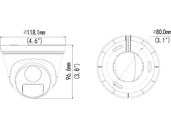 IP-kamera BCS CAMERA IP BCS-B-EIP12FR3(2.0) - 1080p 2.8 mm BCS BASIC - kamerakamera BCS-B-EIP12FR3(2.0) - 1080p 2.8 mm BCS BASIC