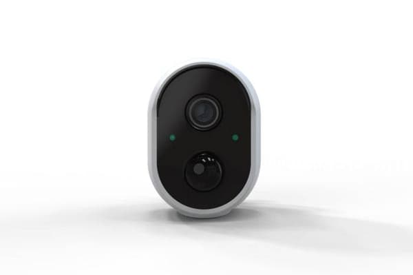 Övervakningskamera, batteridriven, Smart IP Kamera, Utomhuskamera, 1080P, Tuya, Wifi, IP66, IR mörkersyn, 6000mAh, 64GB, Alexa, Google