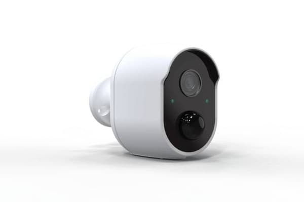 Övervakningskamera, batteridriven, Smart IP Kamera, Utomhuskamera, 1080P, Tuya, Wifi, IP66, IR mörkersyn, 6000mAh, 64GB, Alexa, Google